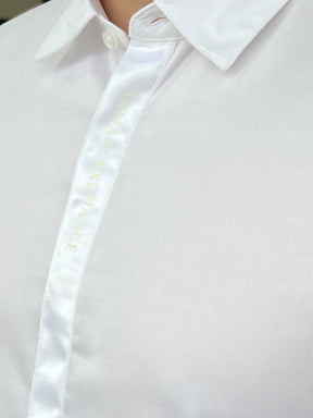 Camisa Armani Exchange Manga Longa Regular Masculino