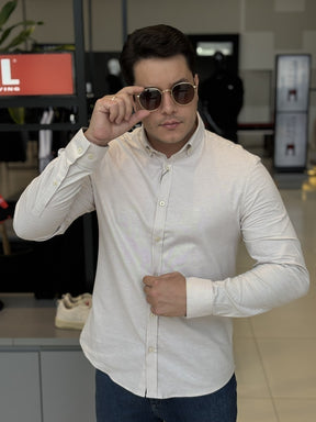 Camisa Calvin Klein Manga Longa Regular Fit Masculino