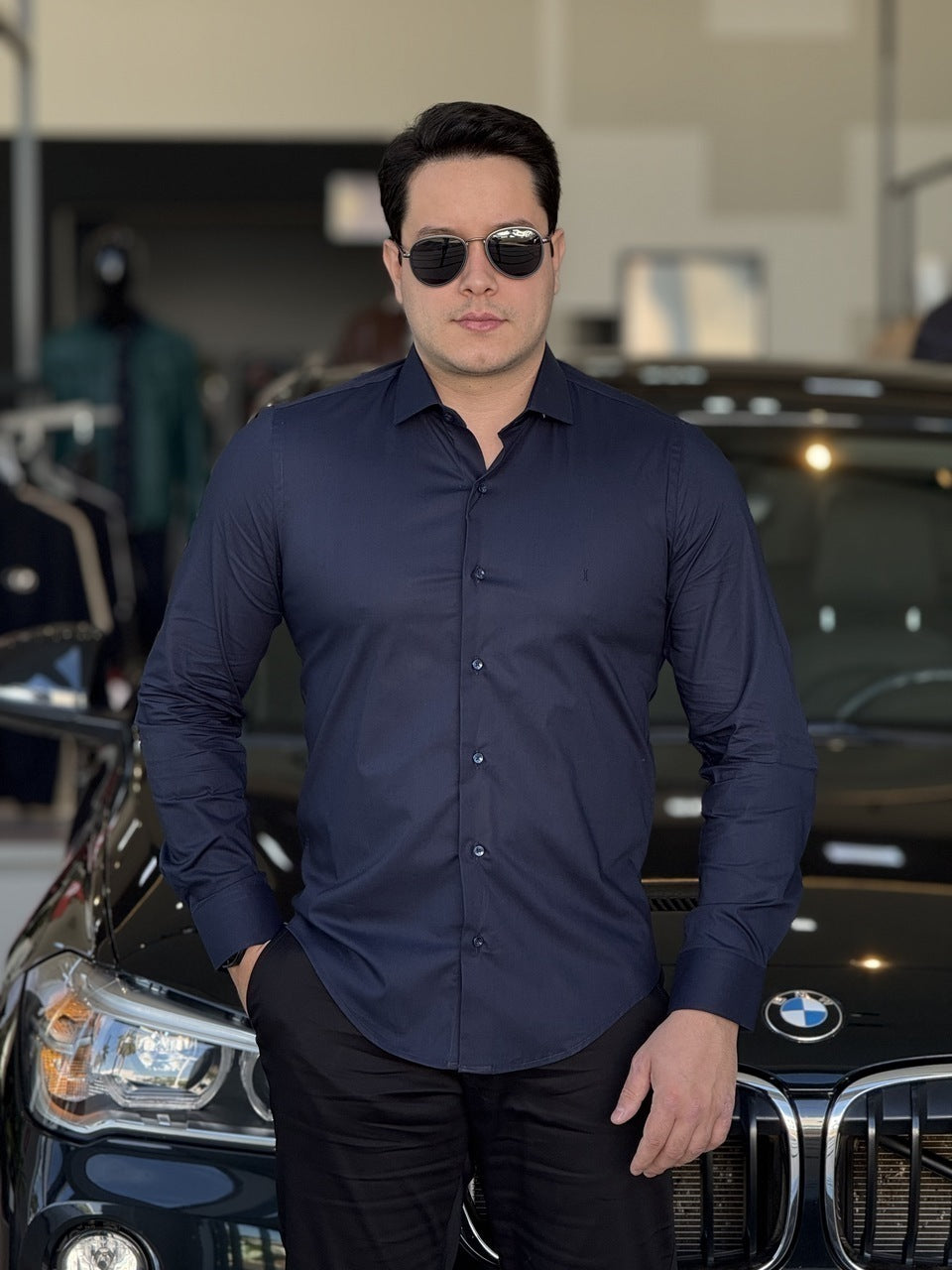 Camisa Impire Manga Longa Slim Fit Masculino