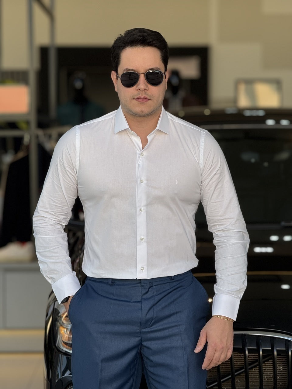 Camisa Impire Manga Longa Slim Fit Masculino