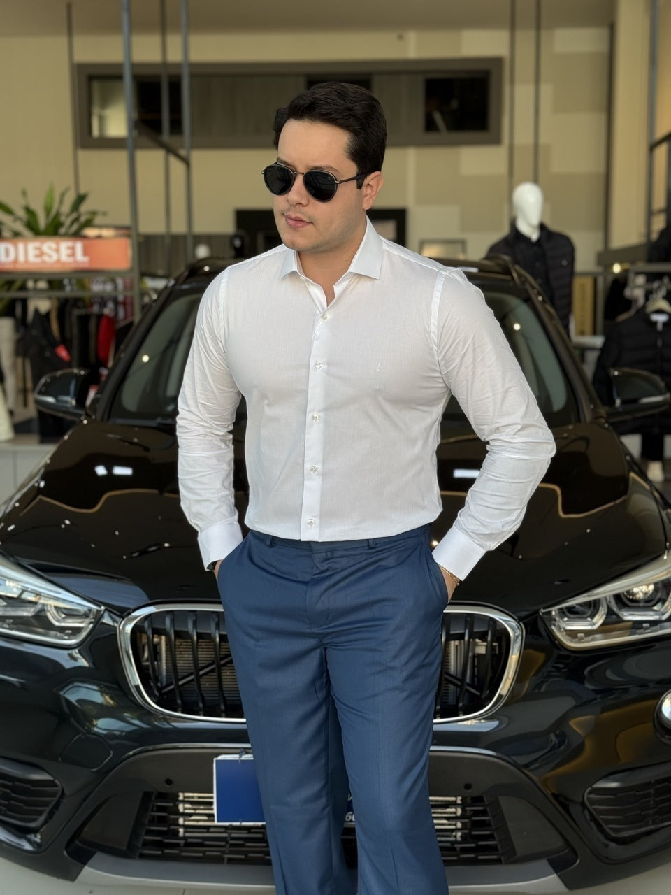Camisa Impire Manga Longa Slim Fit Masculino