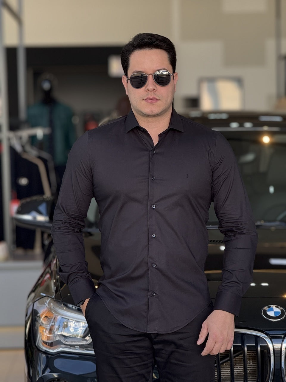 Camisa Impire Manga Longa Slim Fit Masculino