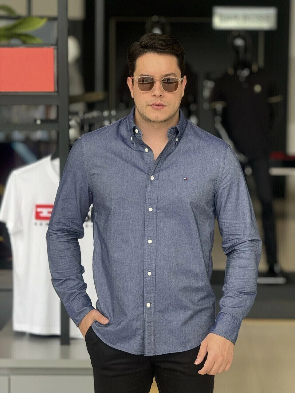 Camisa Tommy Hilfiger Regular Fit Masculino