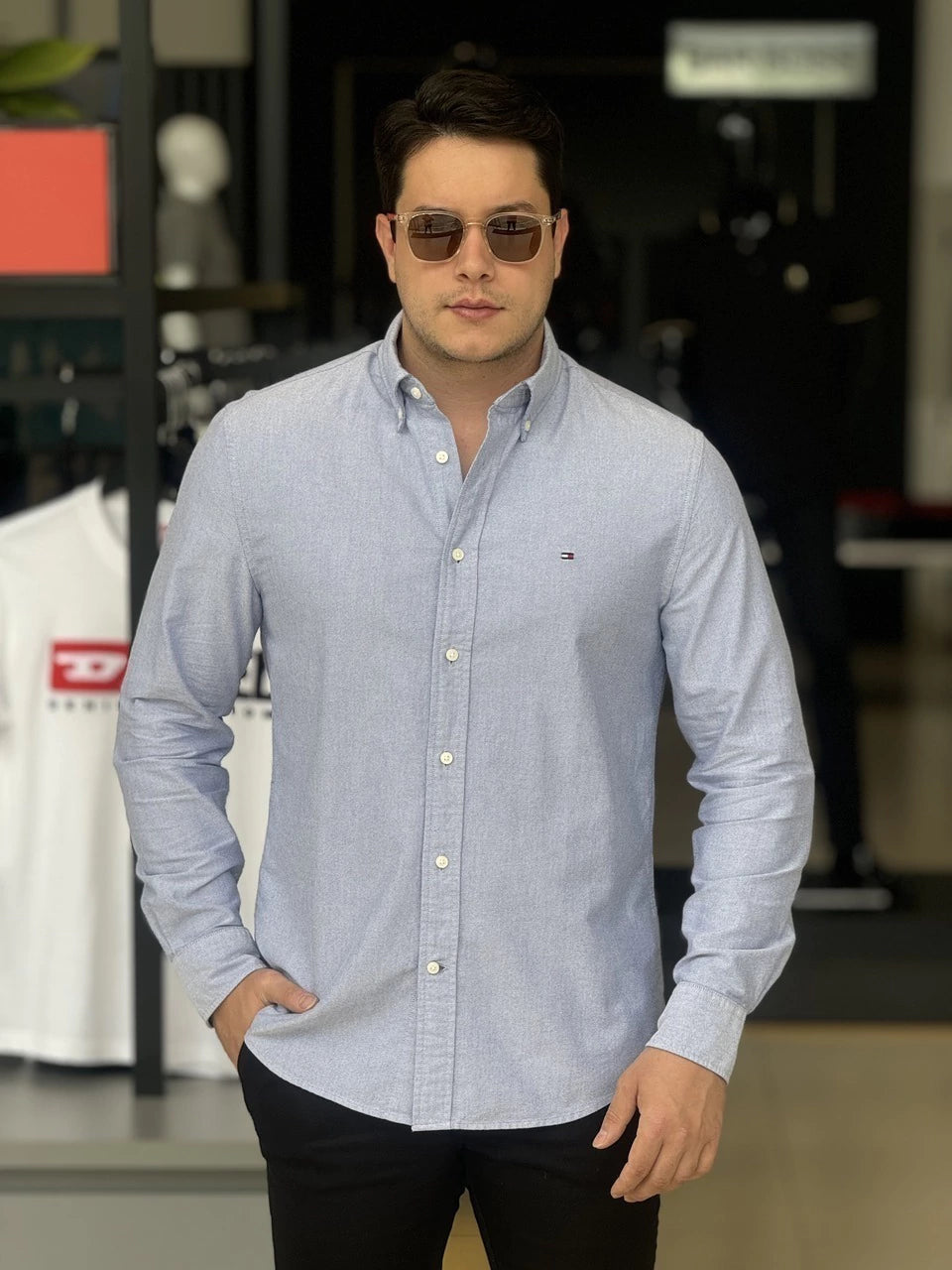 Camisa Tommy Hilfiger Regular Fit Masculino