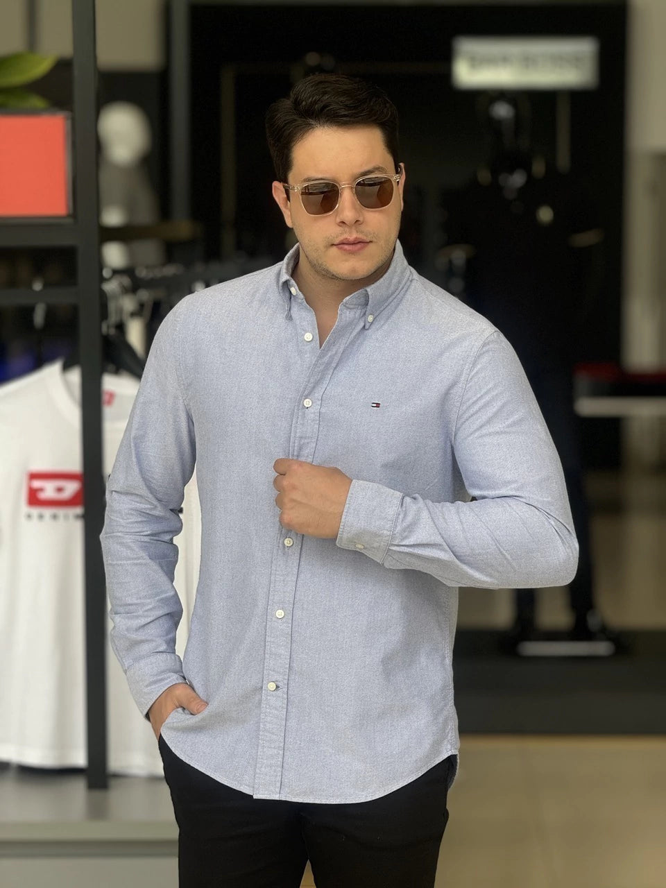 Camisa Tommy Hilfiger Regular Fit Masculino