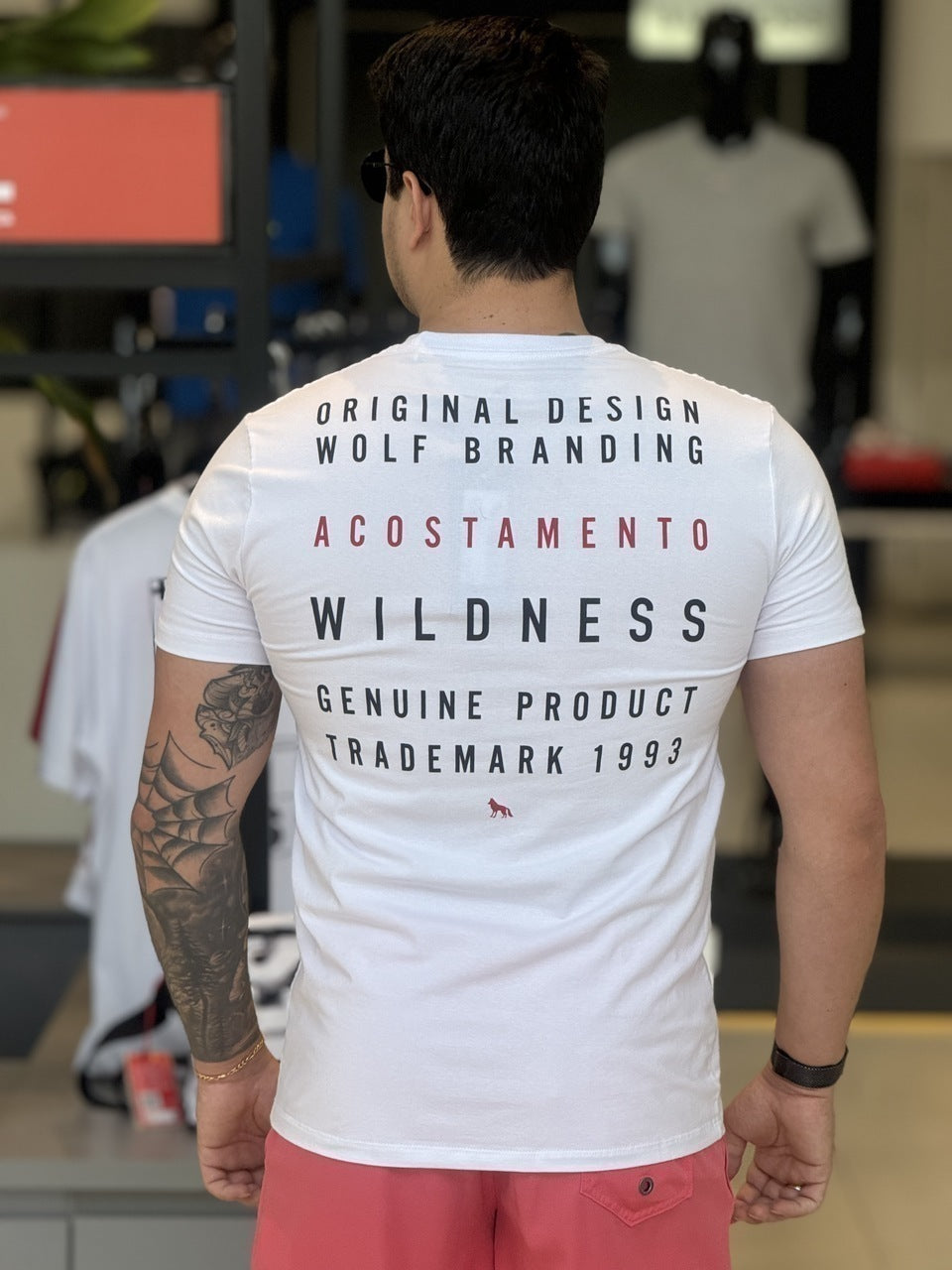 Camiseta Acostamento Black Elastano Masculino