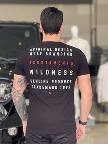 Camiseta Acostamento Black Elastano Masculino
