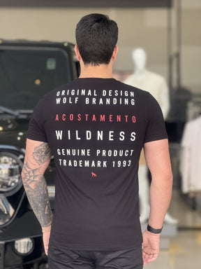 Camiseta Acostamento Black Elastano Masculino