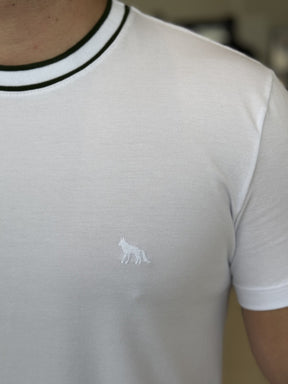 Camiseta Acostamento Casual Elastano Masculino