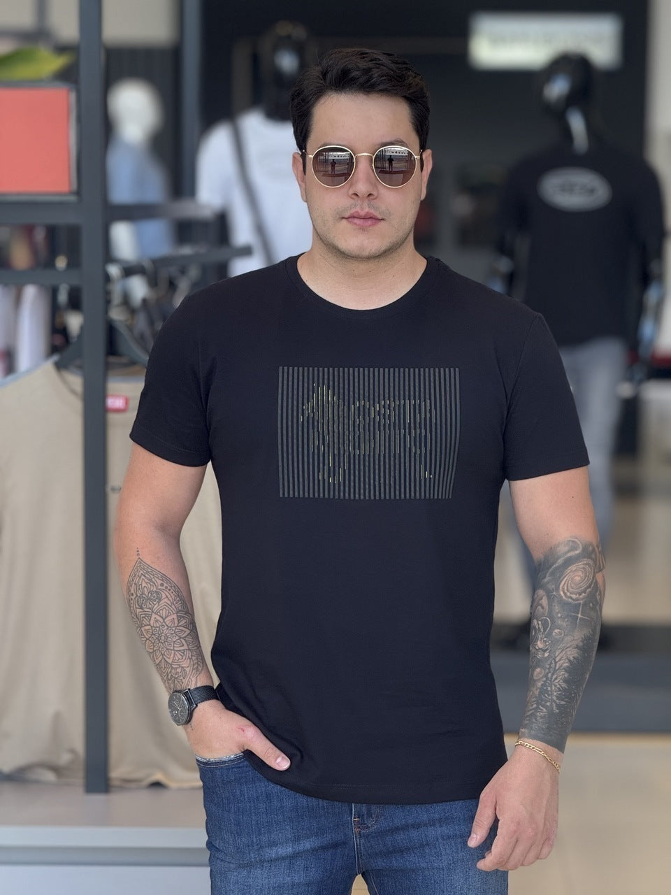 Camiseta Acostamento Black Masculino