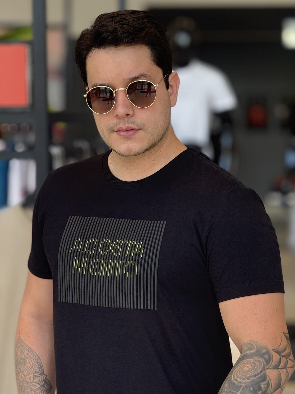 Camiseta Acostamento Black Masculino