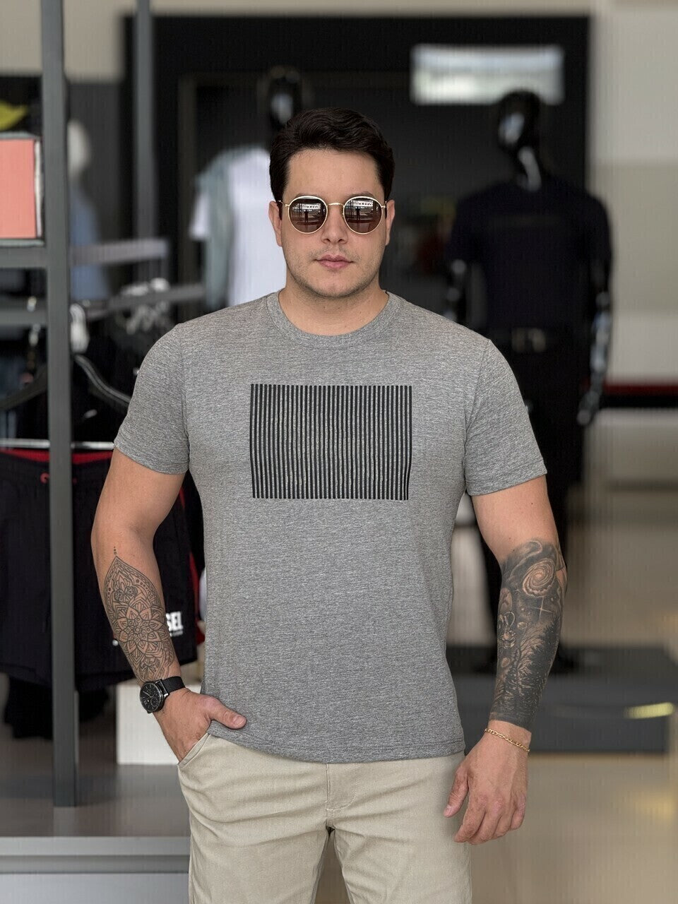 Camiseta Acostamento Black Masculino