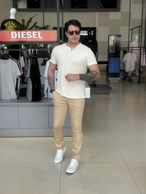 Camiseta Acostamento Casual Masculino
