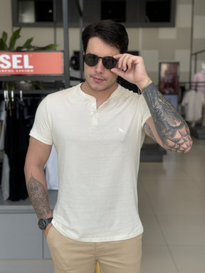 Camiseta Acostamento Casual Masculino
