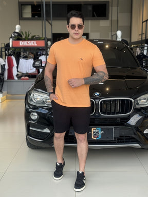 Camiseta Acostamento Lobo nas Costas Masculino