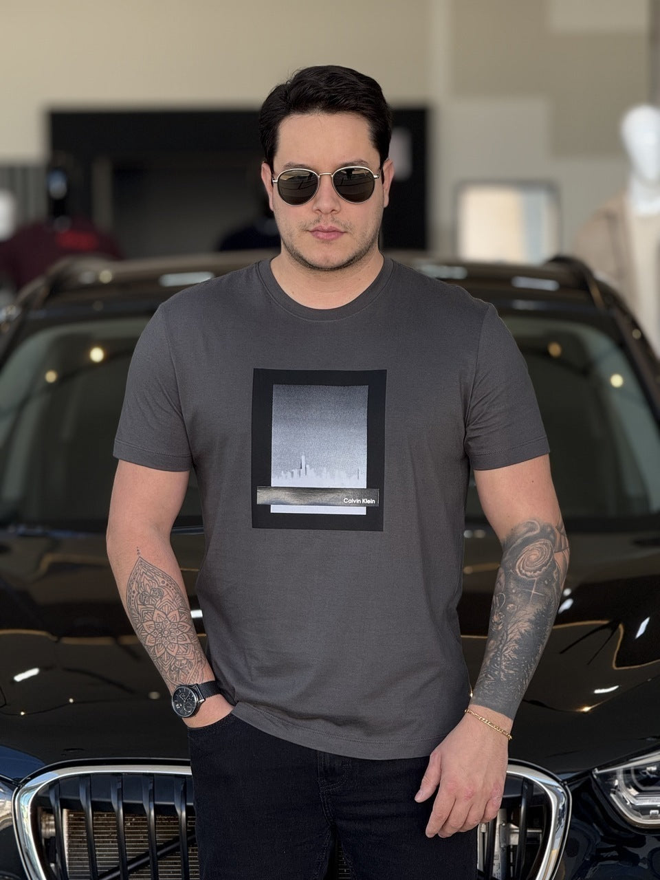 Camiseta Calvin Klein NY Skyline Masculino
