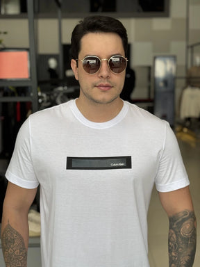 Camiseta Calvin Klein Stripe Gel Masculino