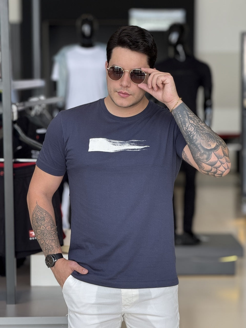 Camiseta Calvin Klein Art Brush Masculino