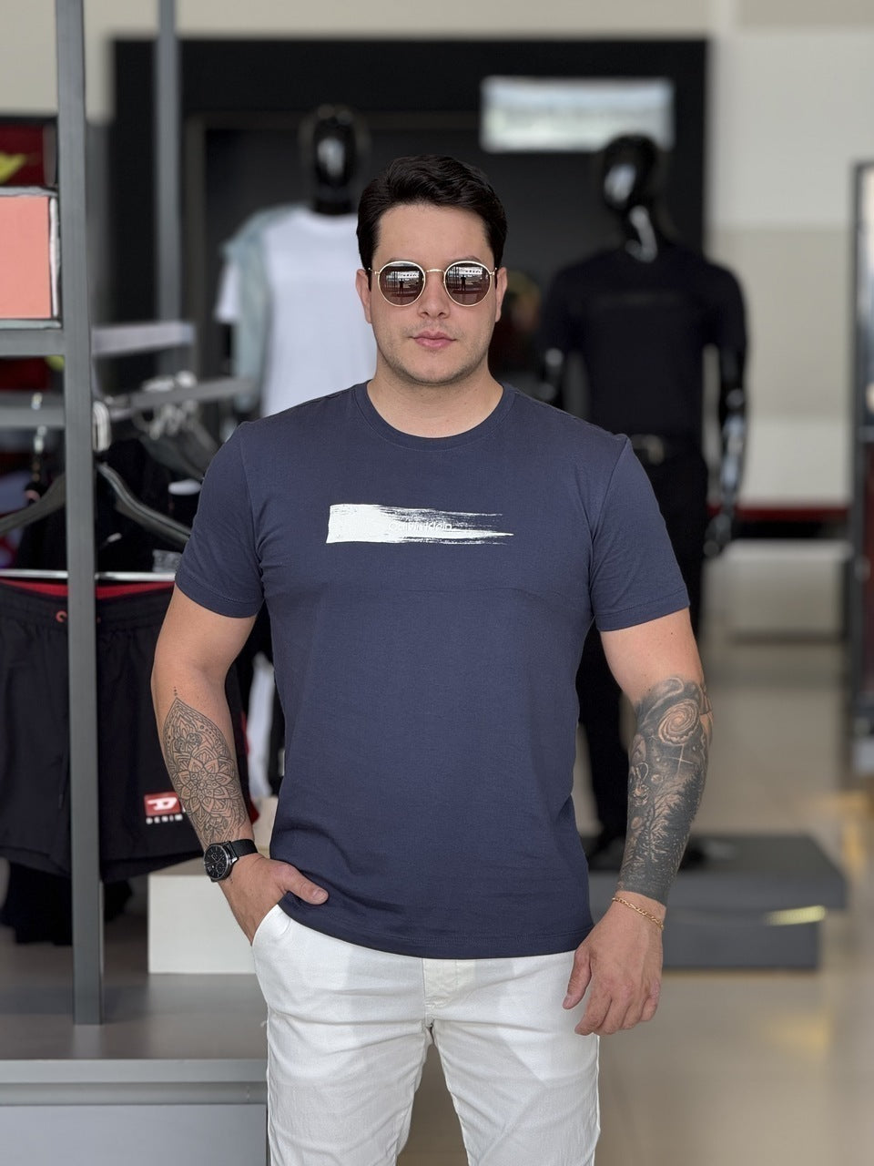 Camiseta Calvin Klein Art Brush Masculino