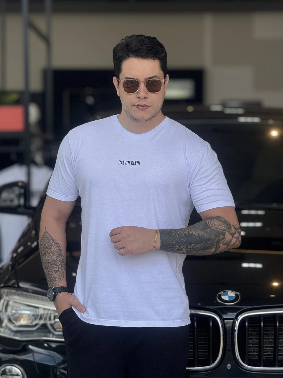 Camiseta Calvin Klein Intense Texture Masculino