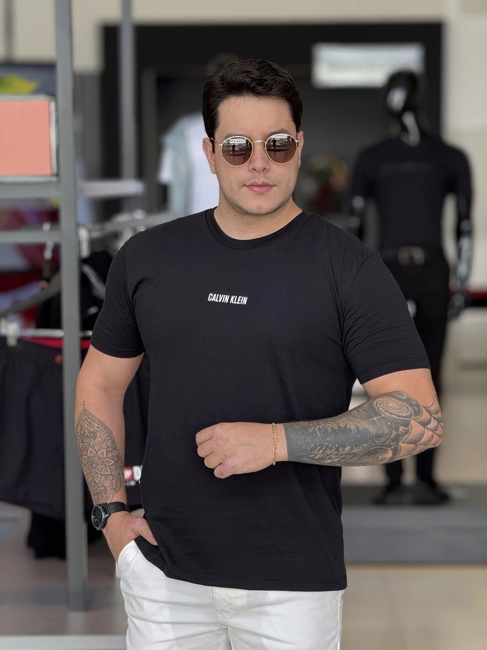 Camiseta Calvin Klein Intense Texture Masculino