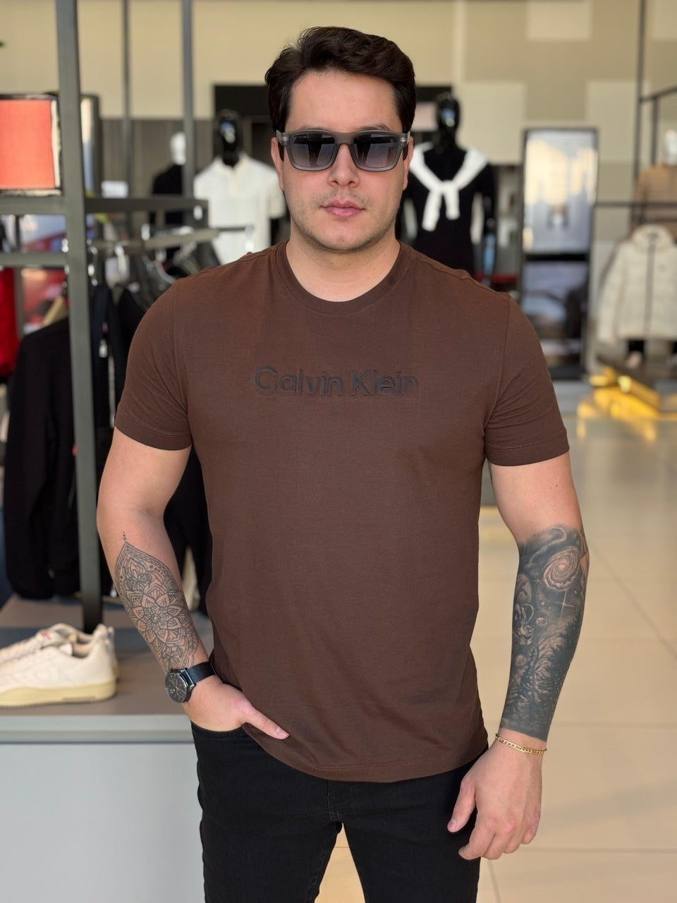Camiseta Calvin Klein Embossed Color Masculino