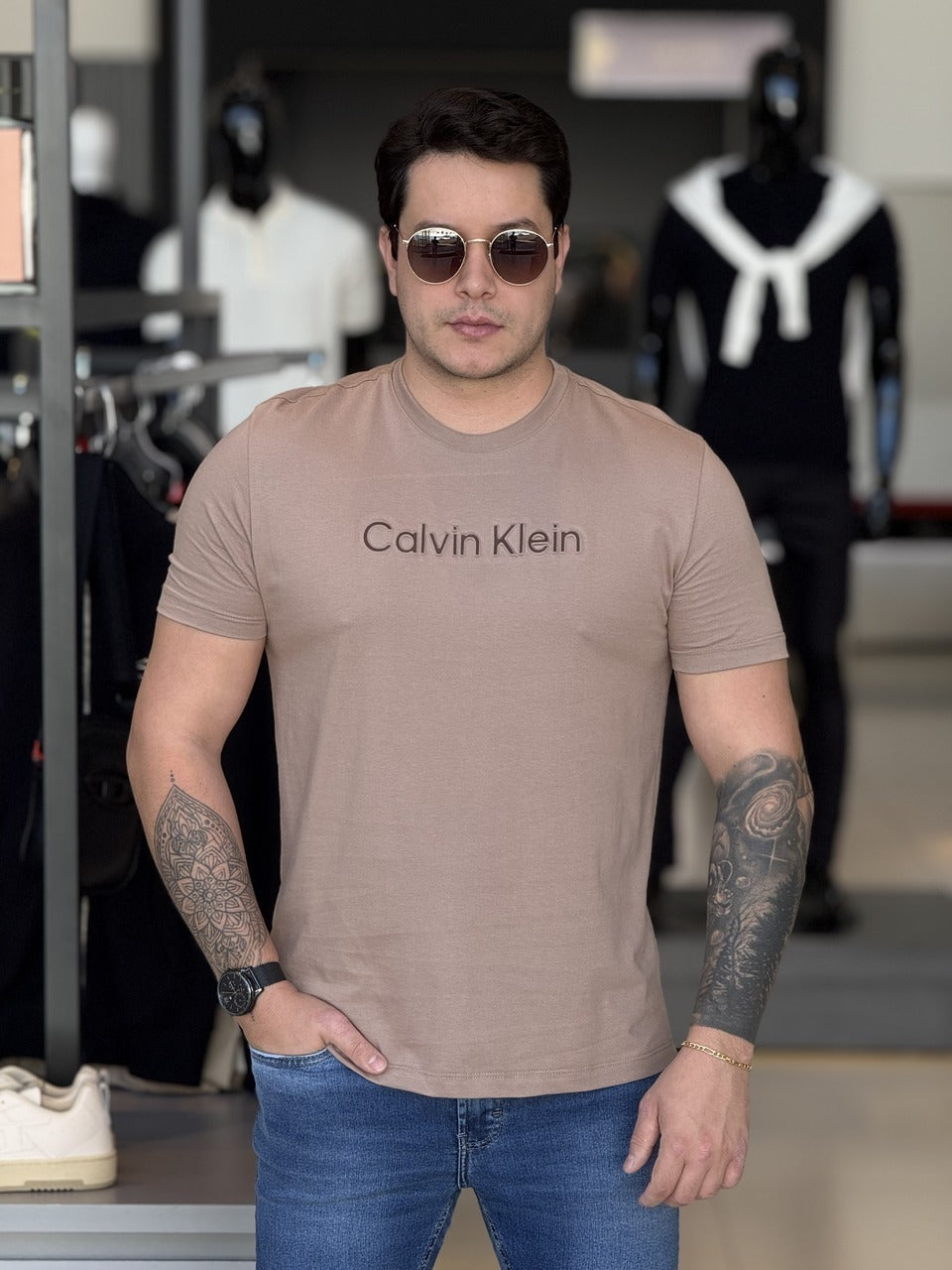 Camiseta Calvin Klein Embossed Color Masculino
