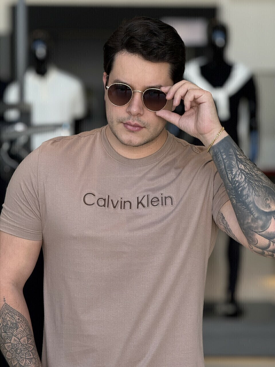 Camiseta Calvin Klein Embossed Color Masculino