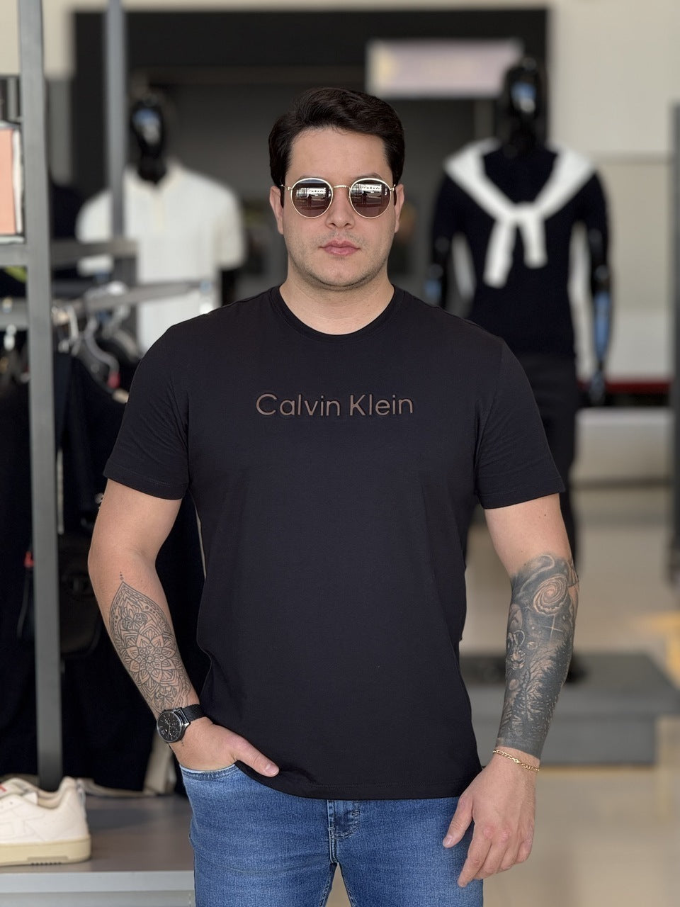 Camiseta Calvin Klein Embossed Color Masculino