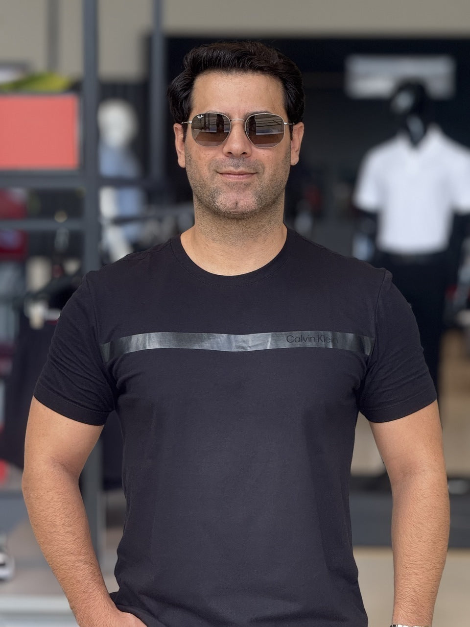 Camiseta Calvin Klein Palito Gel Masculino