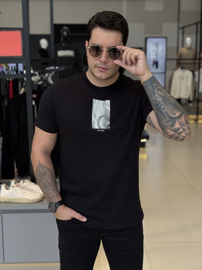 Camiseta Calvin Klein Suedine Masculino