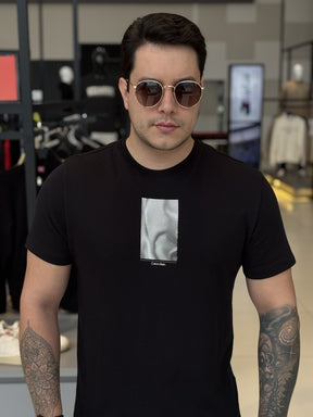 Camiseta Calvin Klein Suedine Masculino