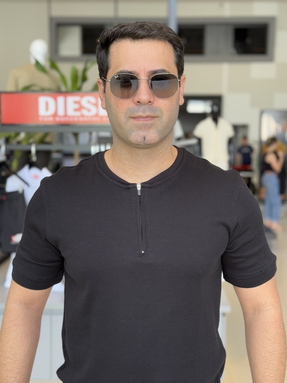 Camiseta Impire Fine com Zíper Masculino