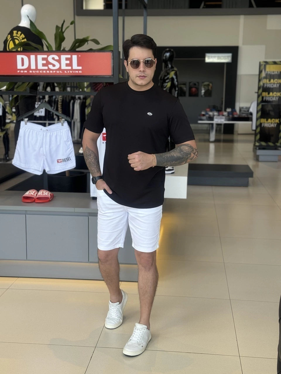 Camiseta Diesel T-Just-Doval-PJ Masculino