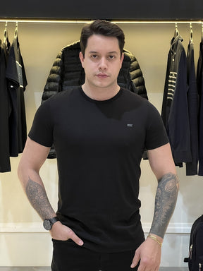 Kit 2 Camiseta Diesel Umtee-Randal-Tube Kit com 2 Peças Masculino Branco e Preto
