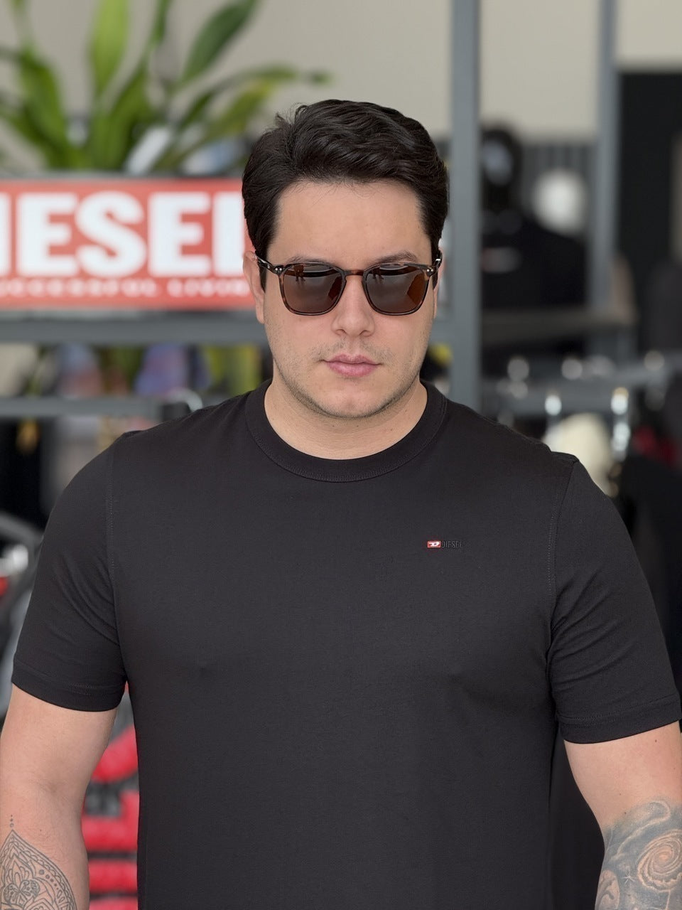 Camiseta Diesel T-Adjust Microdiv Masculino