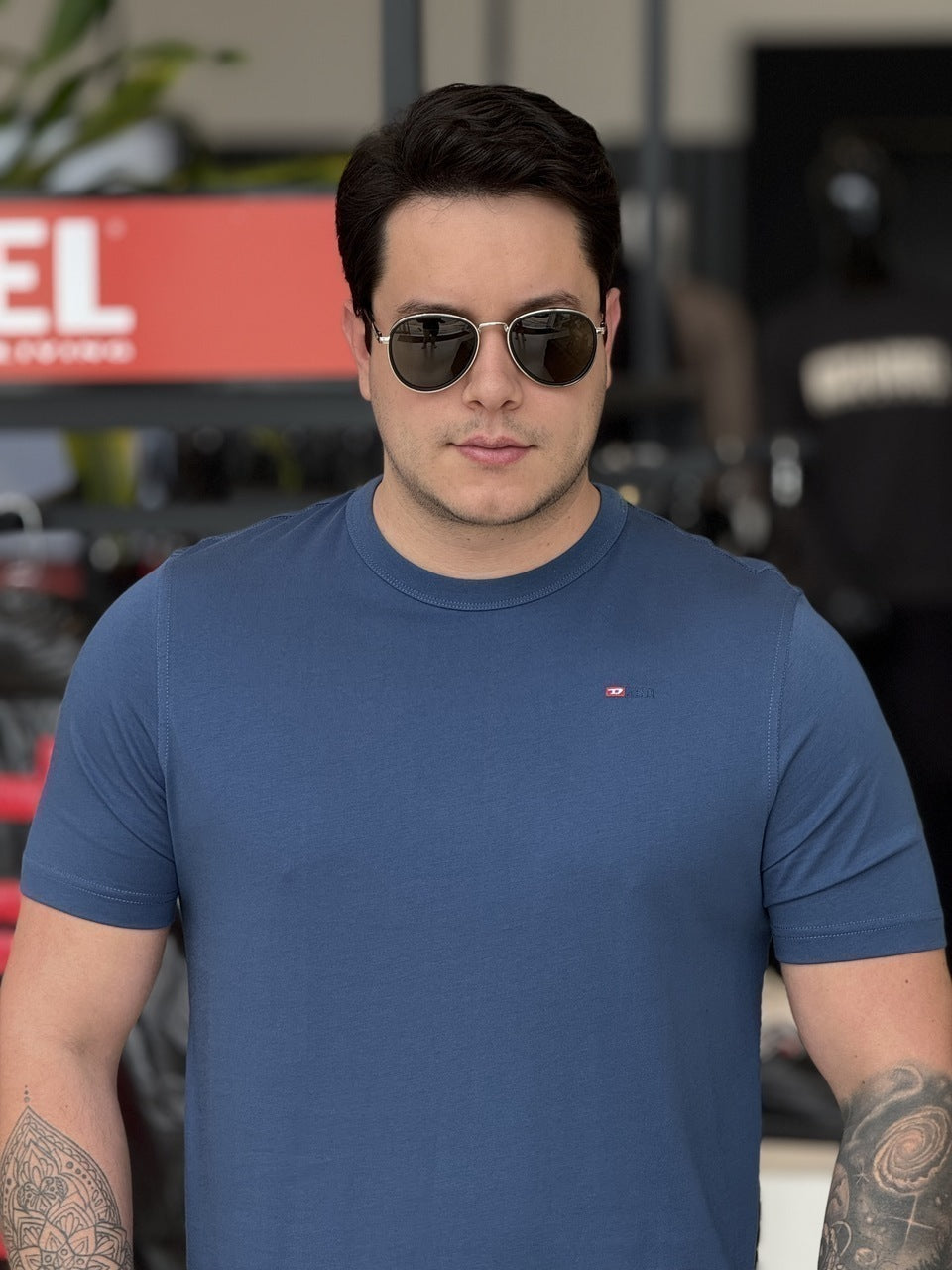 Camiseta Diesel T-Adjust Microdiv Masculino