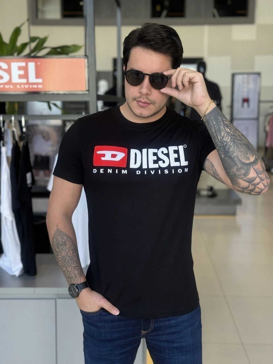 Camiseta Diesel T-Diegor-Div Masculino