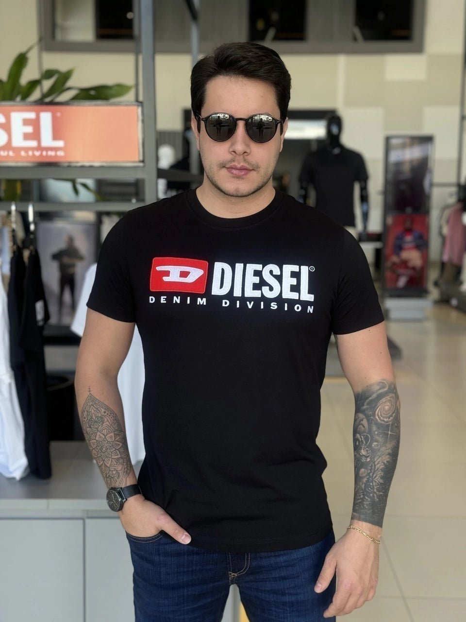 Camiseta Diesel T-Diegor-Div Masculino