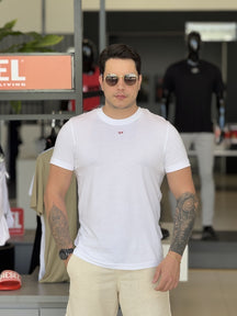 Camiseta Diesel T-Diegor-D Logo Bordado Masculino