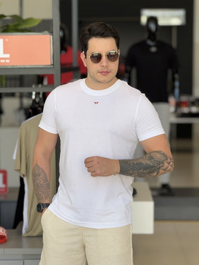 Camiseta Diesel T-Diegor-D Logo Bordado Masculino