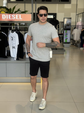 Camiseta Diesel T-Diegor-D Logo Bordado Masculino