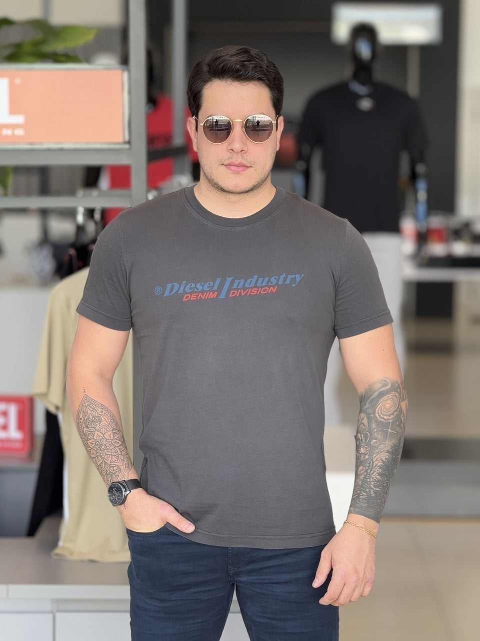 Camiseta Diesel T-Diegor-Ind Masculino
