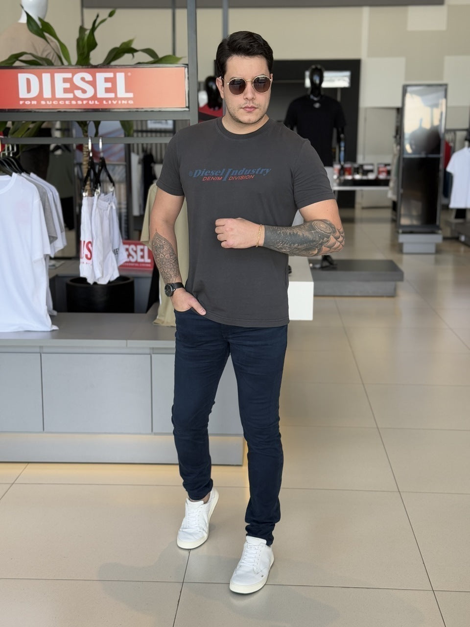 Camiseta Diesel T-Diegor-Ind Masculino