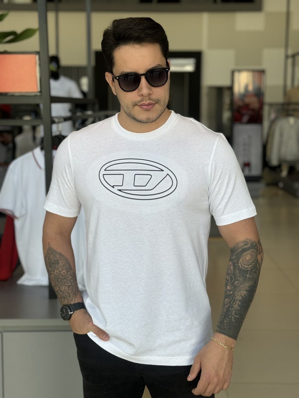 Camiseta Diesel T-Just-Bigoval Masculino
