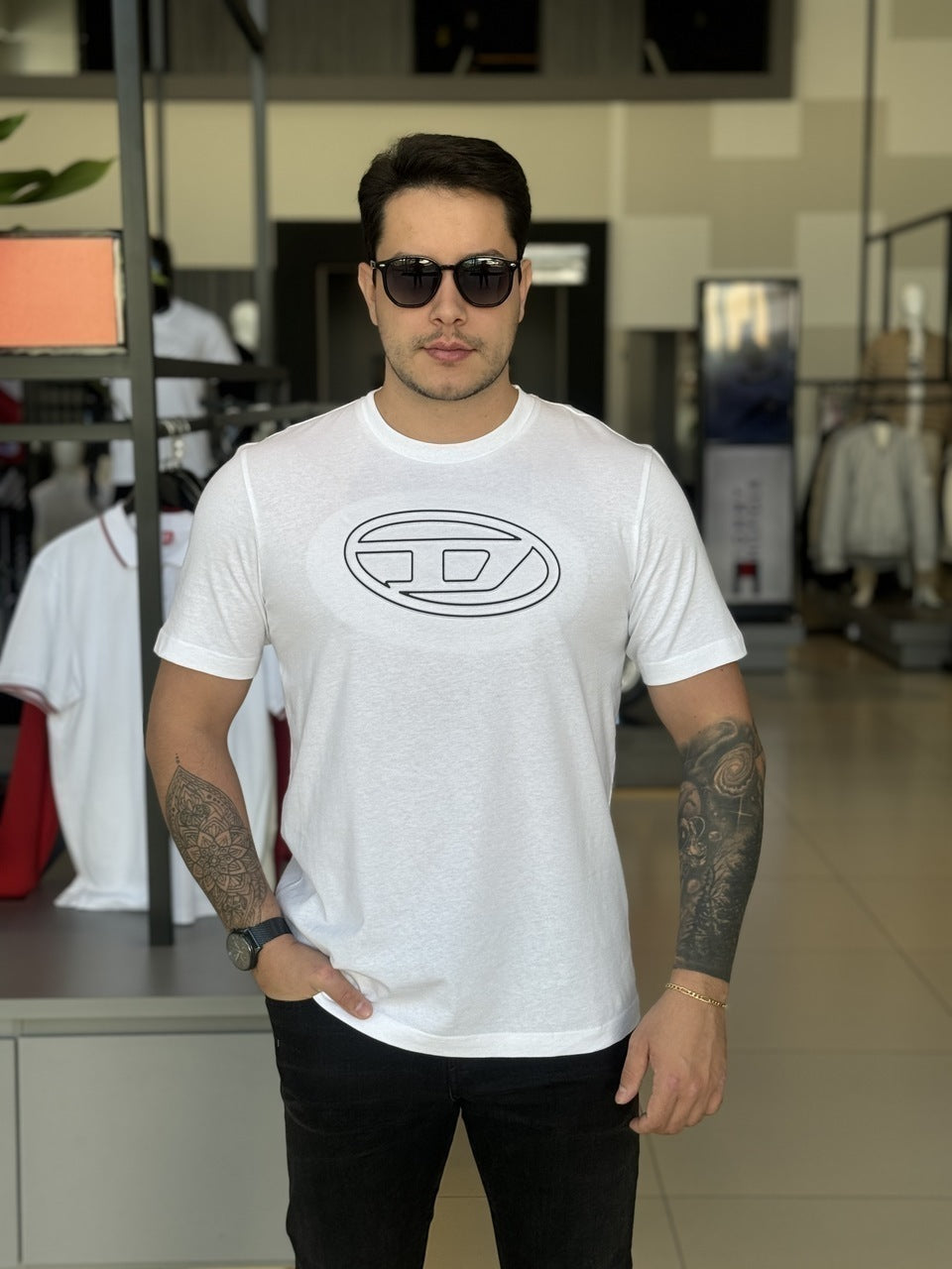 Camiseta Diesel T-Just-Bigoval Masculino