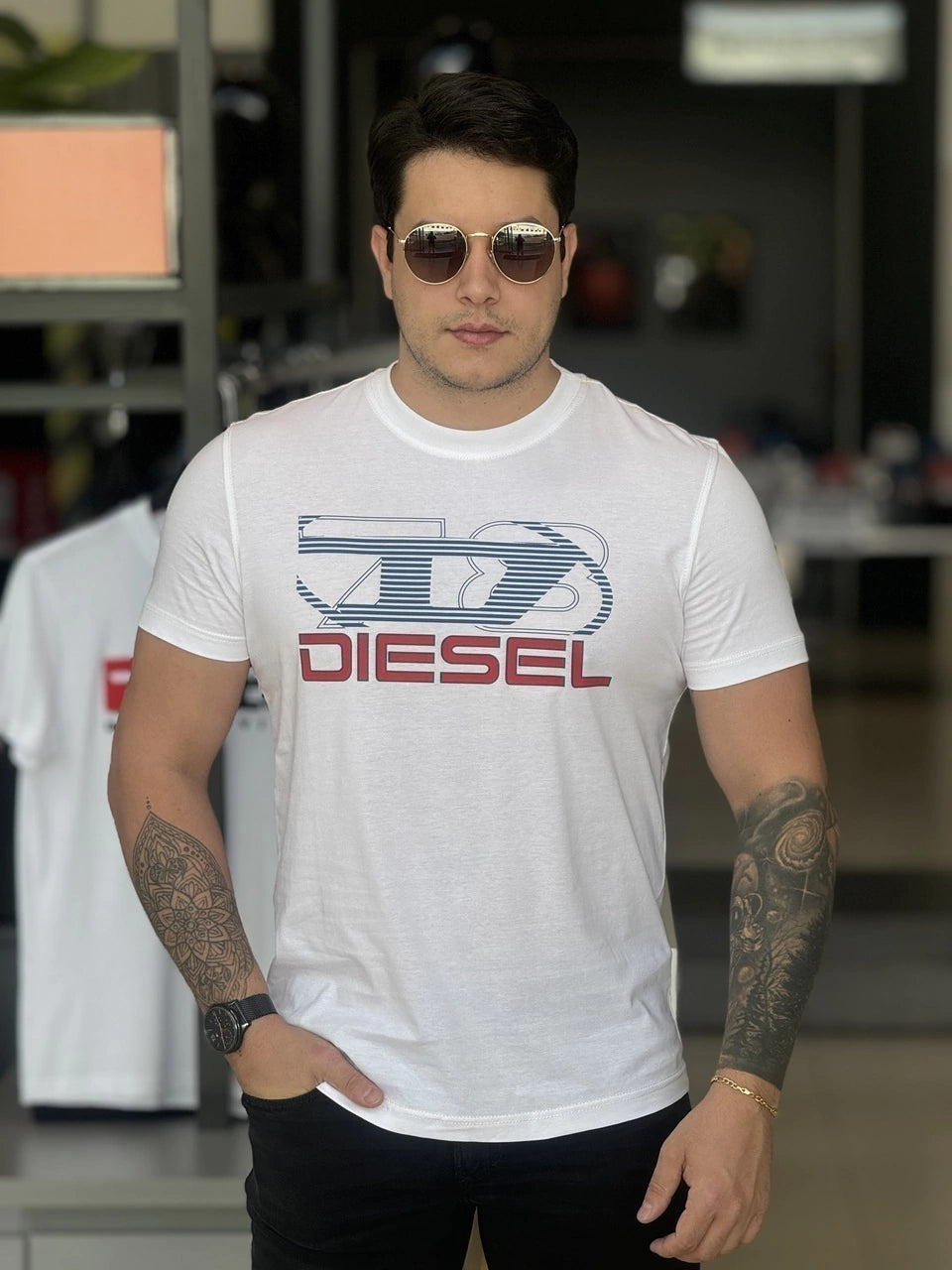 Camiseta Diesel T-Diegor-KT4 Masculino