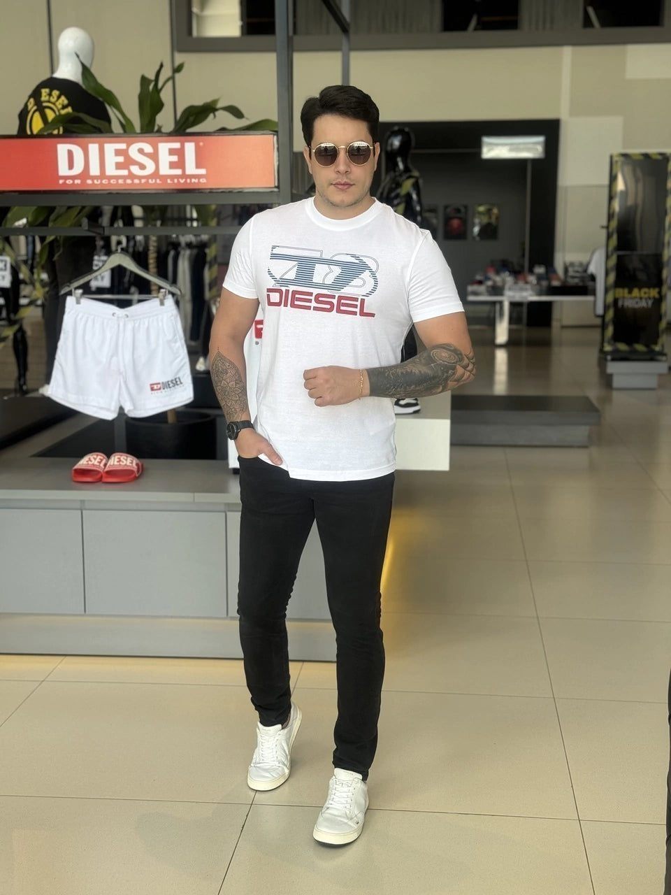 Camiseta Diesel T-Diegor-KT4 Masculino