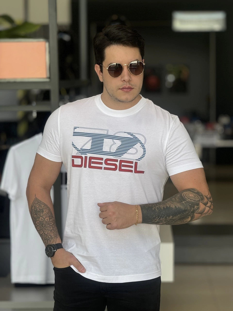 Camiseta Diesel T-Diegor-KT4 Masculino
