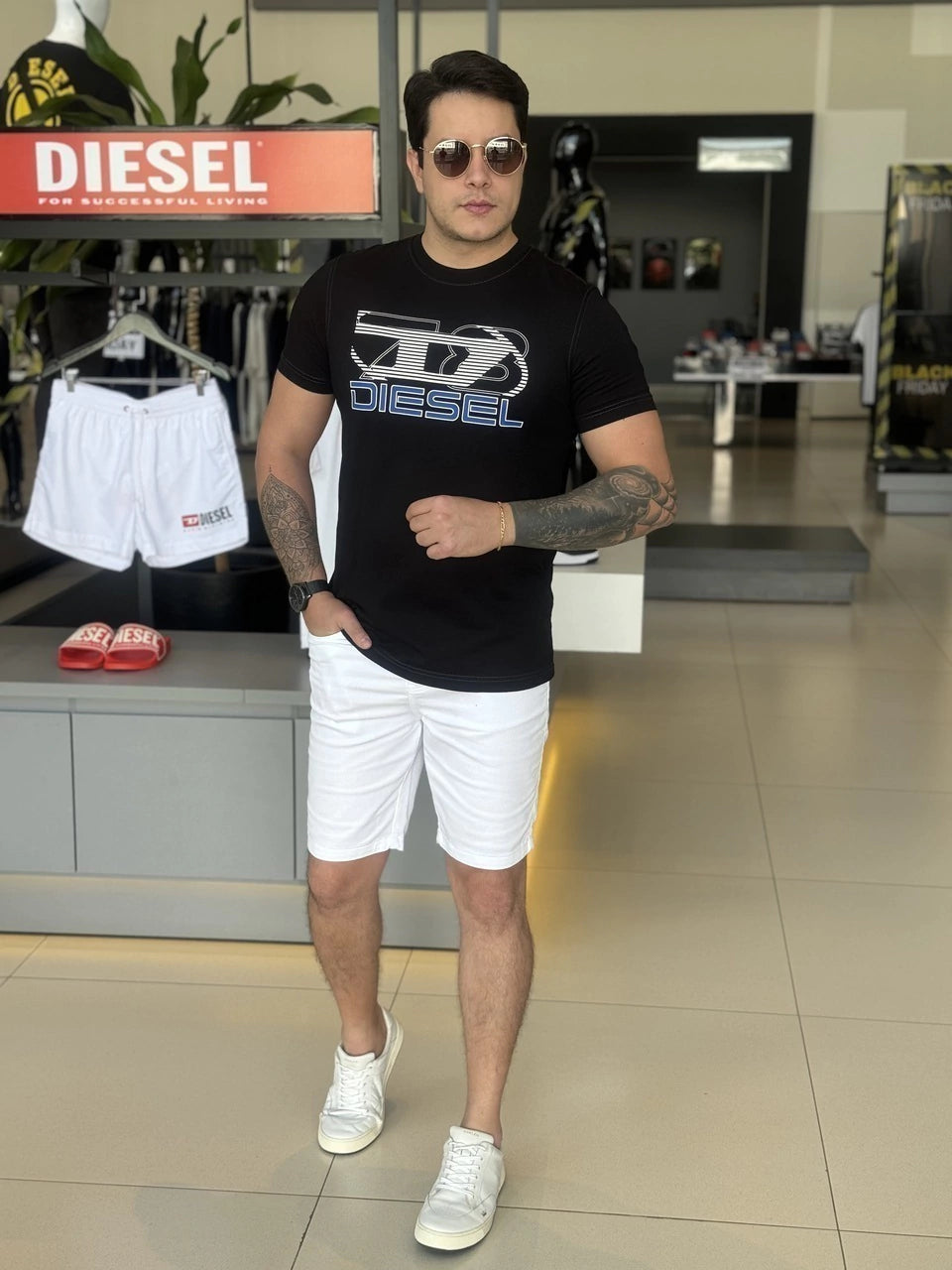 Camiseta Diesel T-Diegor-KT4 Masculino